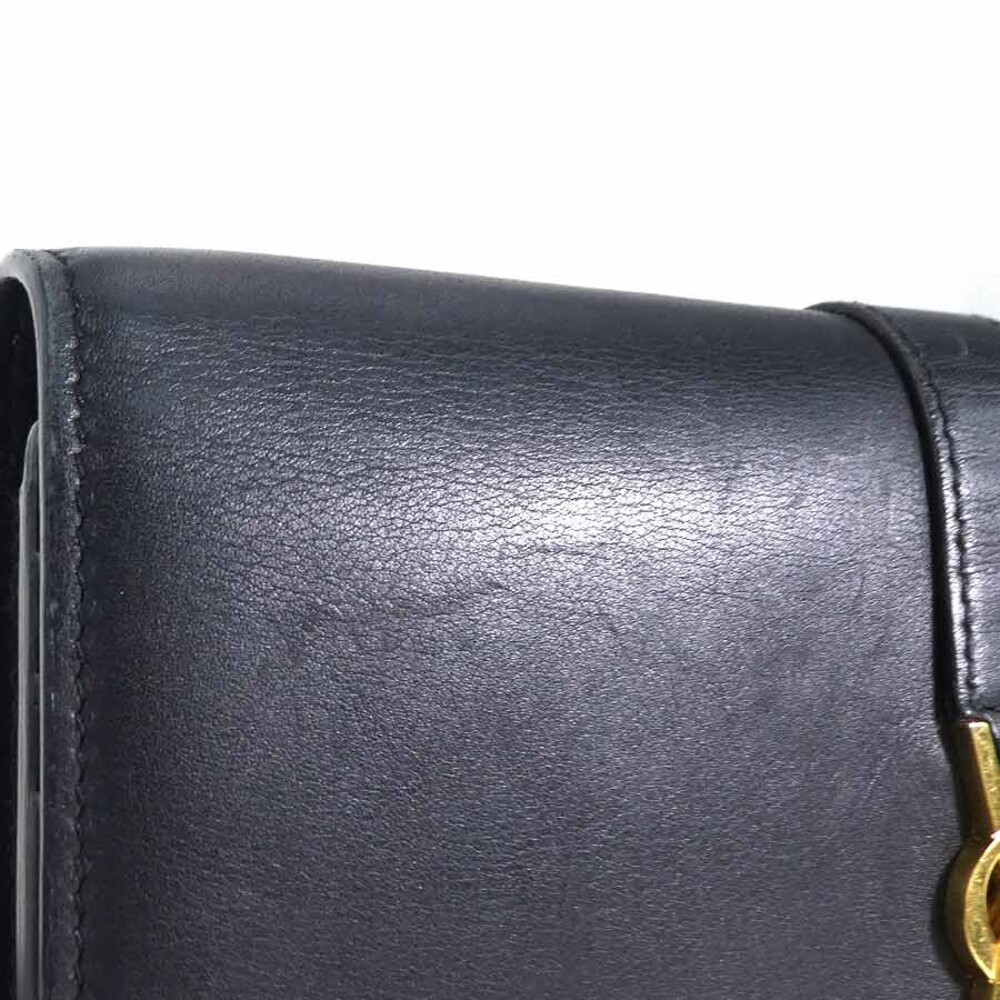 Auth Saint Laurent Long Wallet Black #302896S34B - Picture 12 of 16